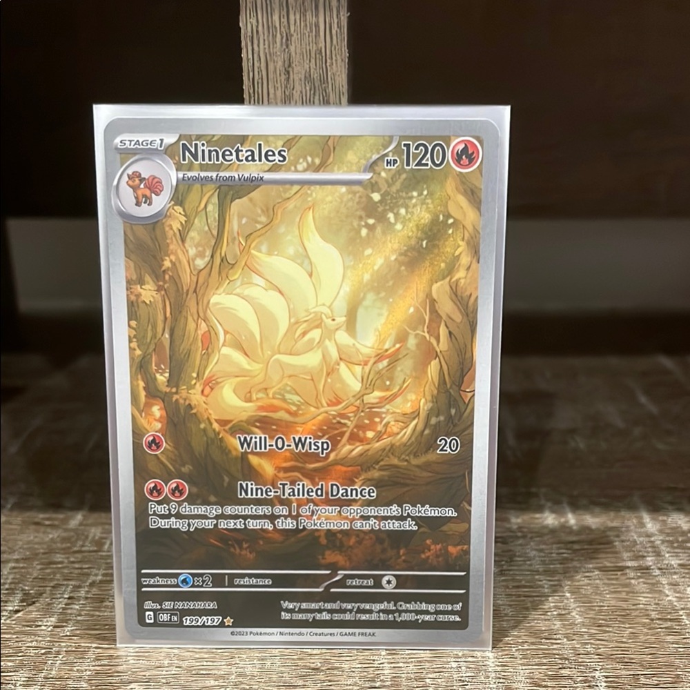 Rare Pokémon Card Ninetales!